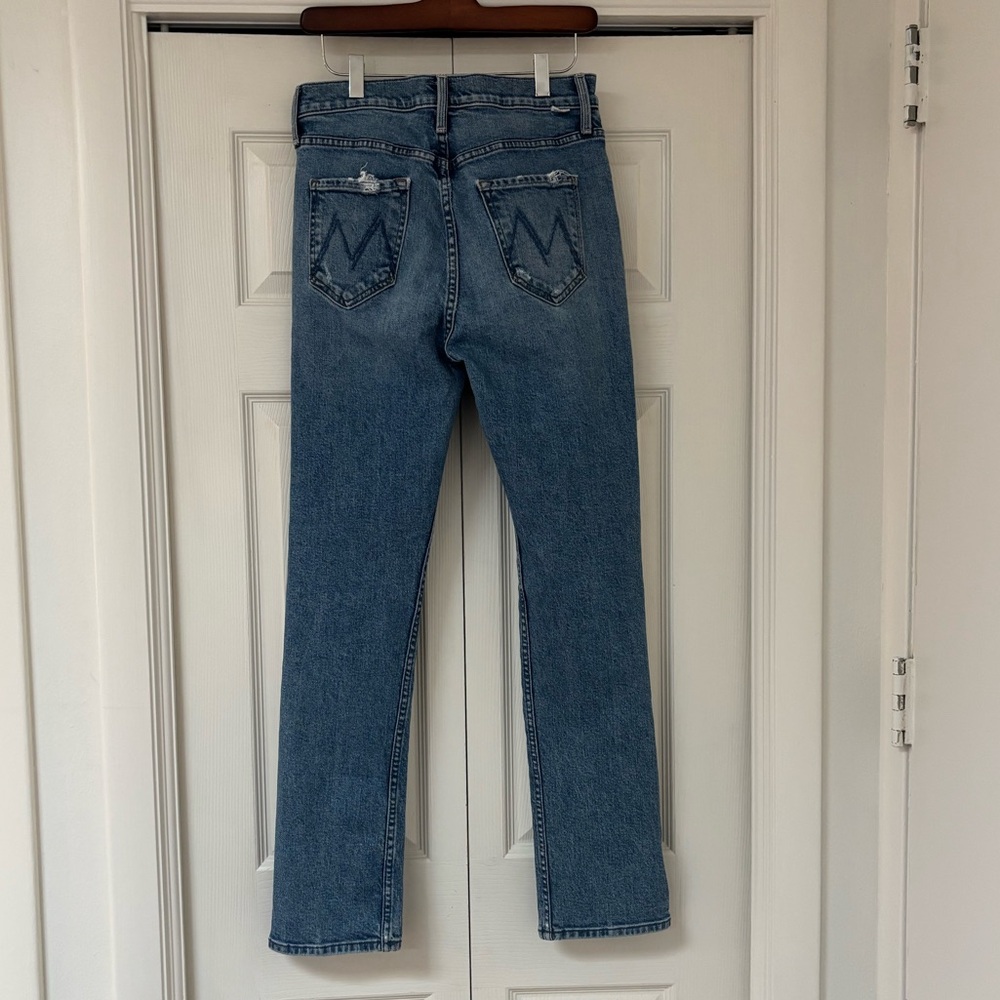 MOTHER DENIM High Waisted Rider Skimp Jeans in Bloom and Doom - Picture 7 of 12